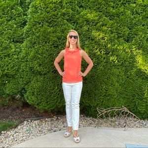 Like New Ann Taylor Orange Pedal Top - XXSP